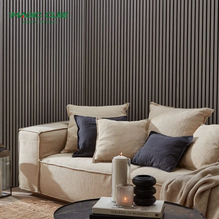 Wood Slat Wall PET Paneling