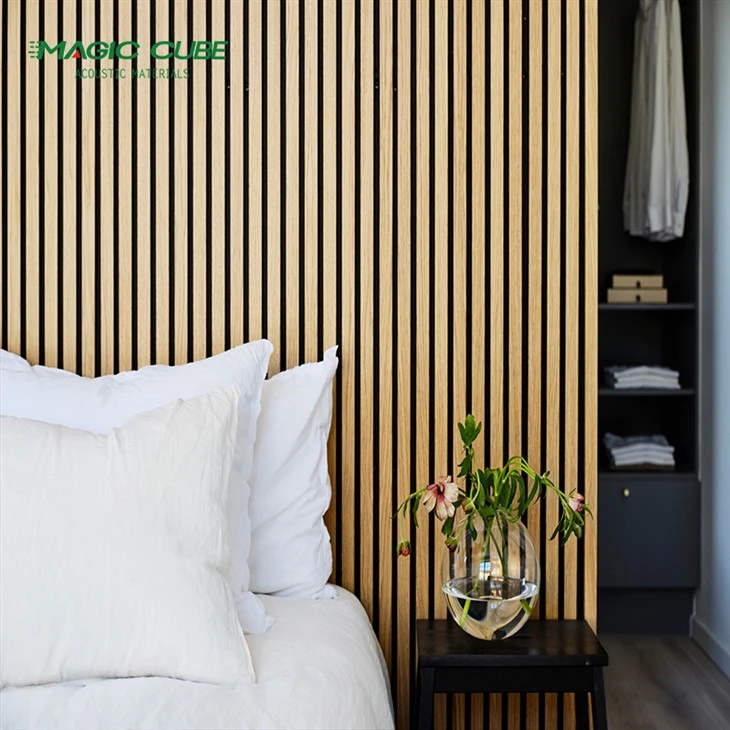 Wood Slat Wall PET Paneling